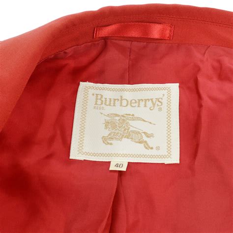 authentic Burberry coat logo